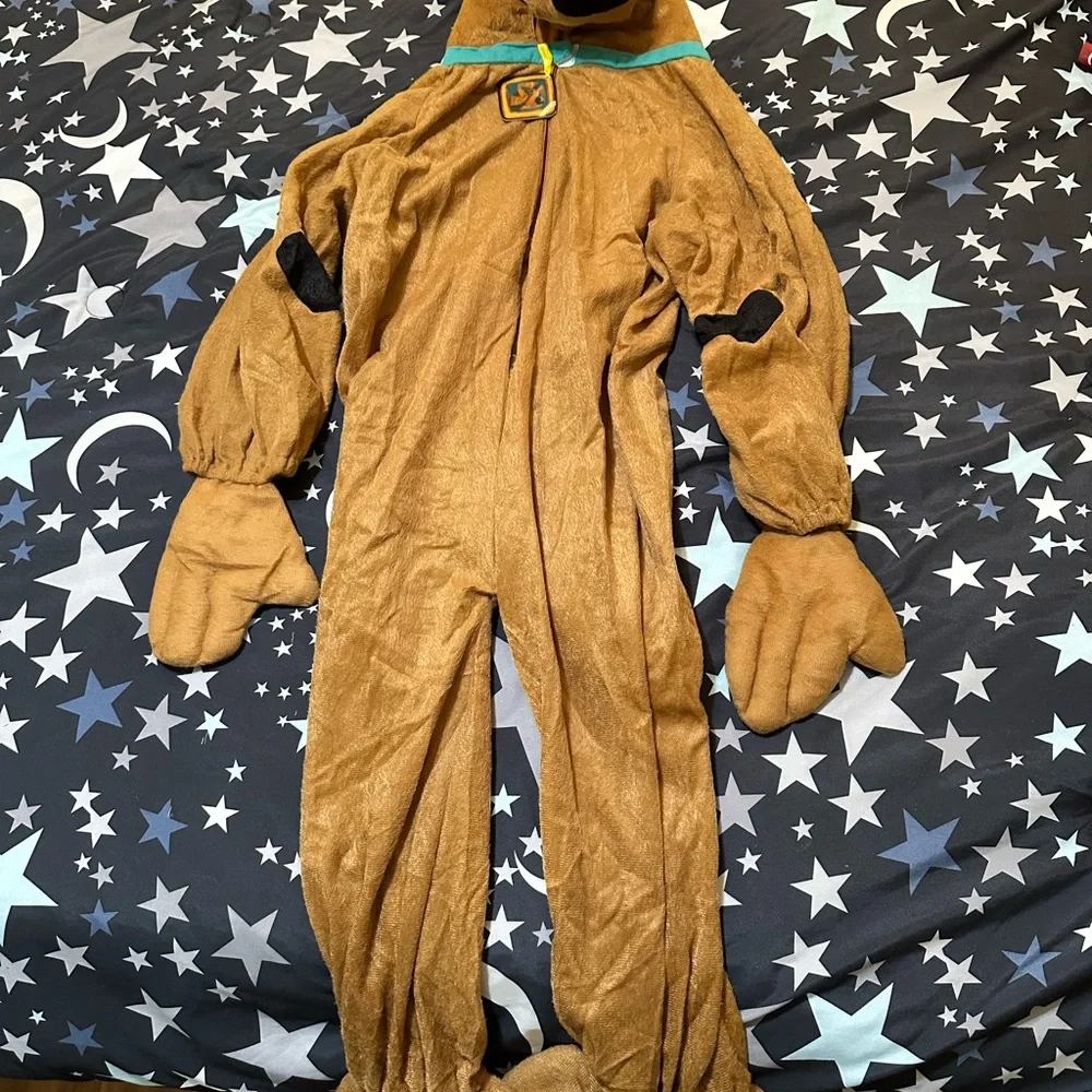 Scoob! Kids Hooded Jumpsuit Costume - Picture 3 of 5